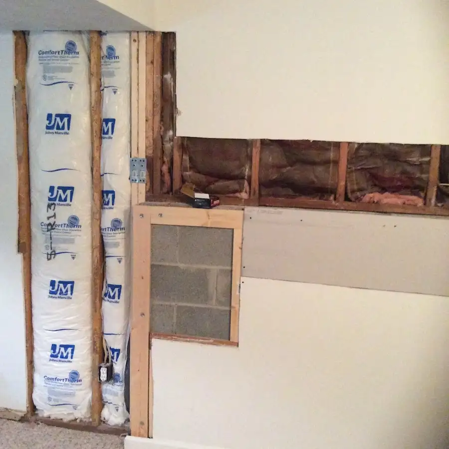 Wall insulation replacement during Odor Removal & Deodorization in Buda